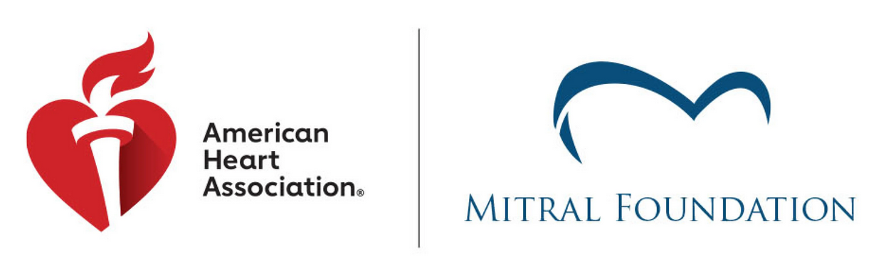 American Heart Association and the Mitral Foundation Joint logo