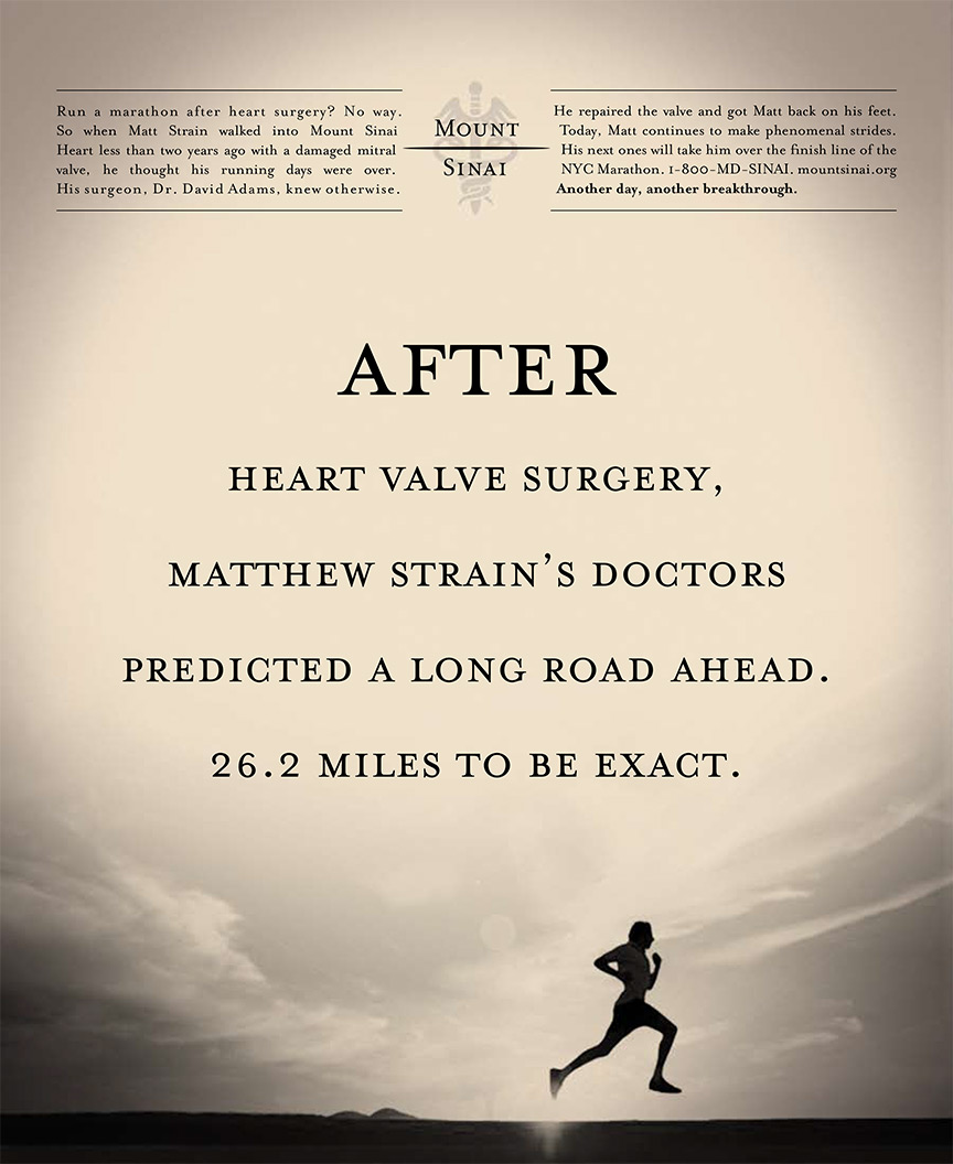 New York Times Ad for Mitral Valve Repair Outcomes