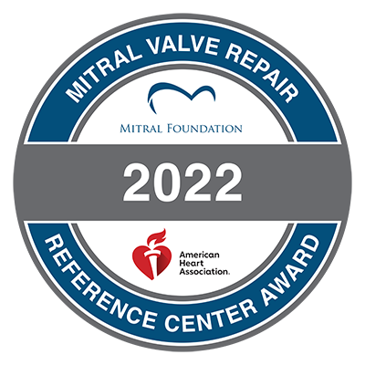 Mitral Valve Repair Reference Center Award 2022