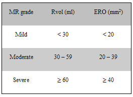 Grading Severity of Mitral Regurgitation