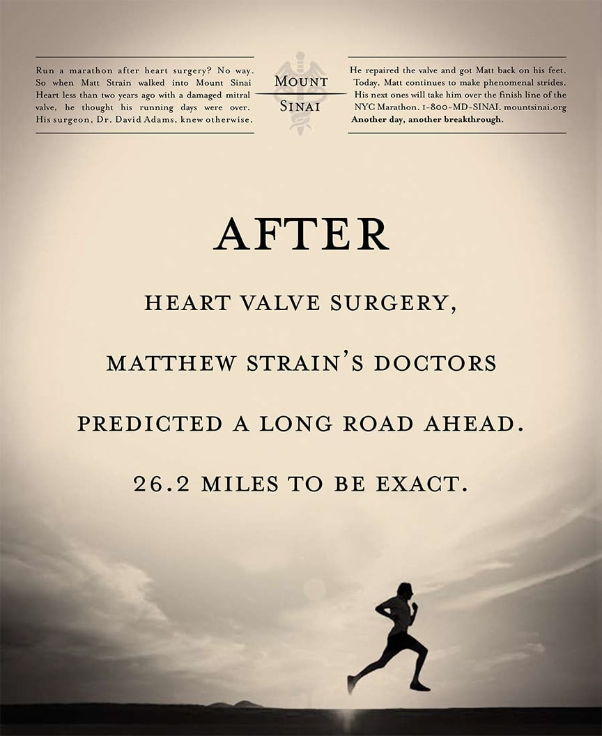 New York Times Ad for Mitral Valve Repair Outcomes