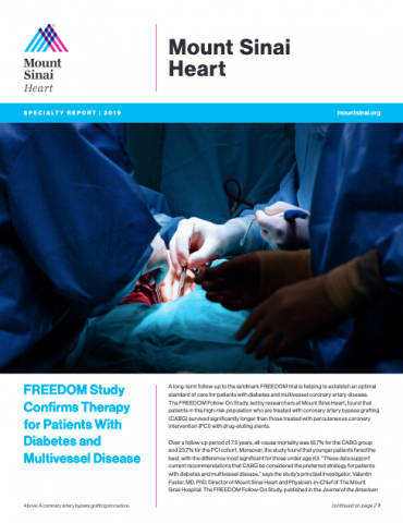 2019 Mount Sinai Heart Specialty Report