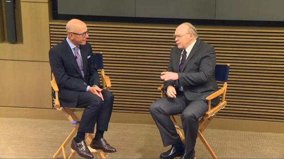 Screen capture of the video Roundtable Discussion - Reference Centers with Lars Svensson, MD