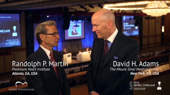 Screen capture of the video David H. Adams: The AATS 2013 Mitral Conclave and the state of mitral valve repair in the U.S.