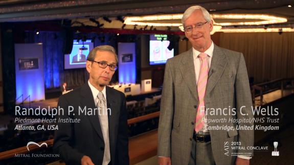 Screen capture of the video Francis Wells: The Bishop&#039;s mitre and the early evolution of mitral disease knowledge