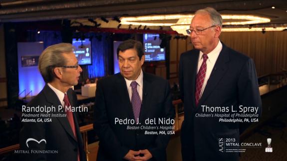 Screen capture of the video Pedro del Nido and Thomas Spray: What&#039;s next in pediatric valve surgery