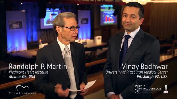 Screen capture of the video Vinay Badhwar: Future research areas in Mitral Valve Repair