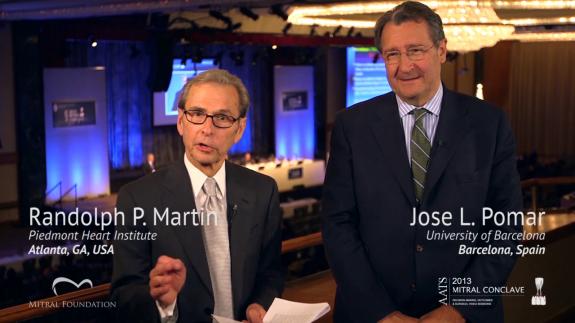 Screen capture of the video Jose Pomar: Standardizing mitral repair, and the best way forward in terms of educating patients and surgeons