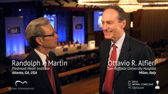 Screen capture of the video Ottavio Alfieri: The new ESC/EACTS guidelines for valvular heart disease