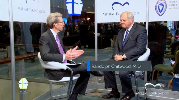 Screen capture of the video Randolph Chitwood:A Journey in Mitral Valve Surgery