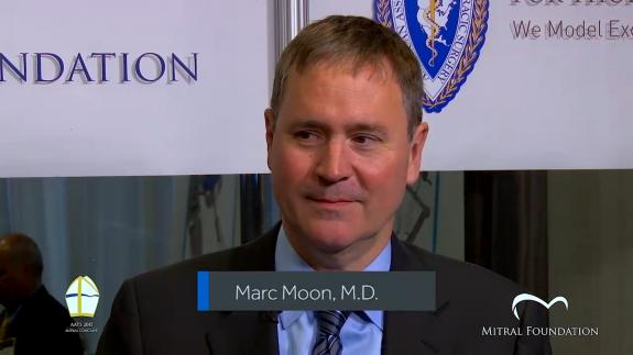 Screen capture of the video Marc Moon: The Importance of the Mitral Conclave and AATS Week