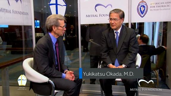 Screen capture of the video Yukikatsu Okada: The Status of Mitral Valve Surgery in Japan
