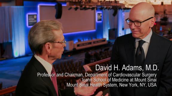 Screen capture of the video David H. Adams: Closing Remarks