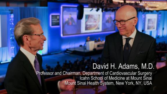 Screen capture of the video David H. Adams: The Mitral Conclave