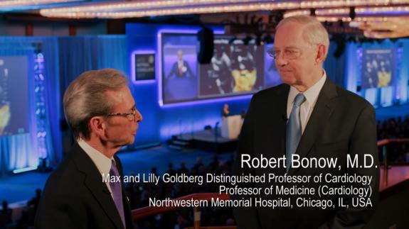 Screen capture of the video Robert Bonow: Management of Mitral Valve Regurgitation Patients