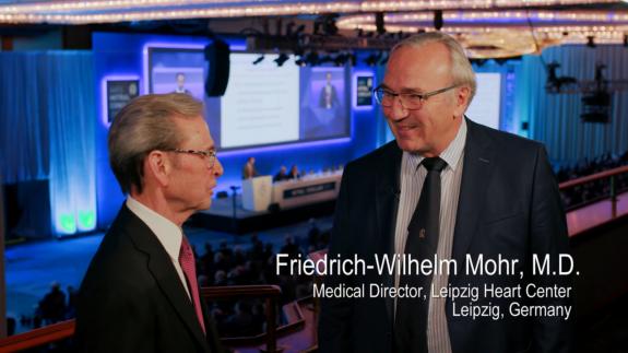 Screen capture of the video Friedrich Wilhelm Mohr: The Future of Mitral Valve Repair