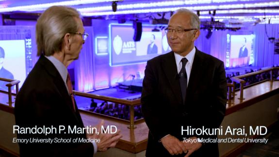 Screen capture of the video Hirokuni Arai: Mitral Valve Repair vs. Replacement in Secondary Regurgitation