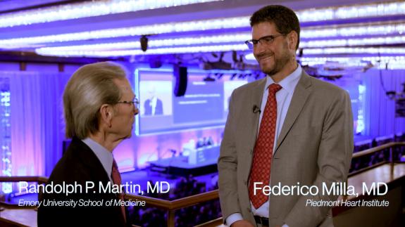 Screen capture of the video Federico Milla: Attending the Mitral Conclave