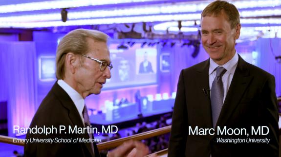 Screen capture of the video Marc Moon: The History and Future of the American Association for Thoracic Surgery