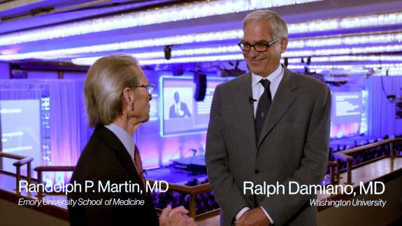 Screen capture of the video Ralph Damiano: Atrial Fibrillation, Guidelines, Treatment, and Outcomes