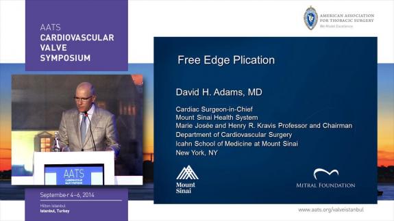 Screen capture of the video 2014 AATS CVS: Free Edge Plication