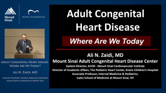 Screen capture of the video Adult Congenital Heart Disease