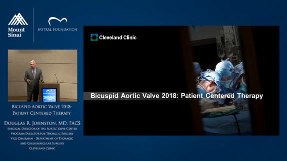 Screen capture of the video Bicuspid Aortic Valve 2018: Patient Centered Therapy