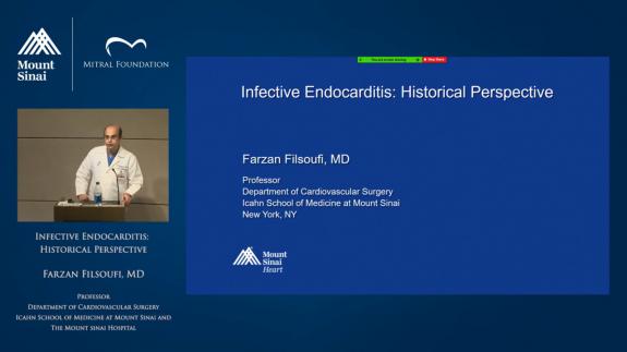 Screen capture of the video Infective Endocarditis: Historical Perspective