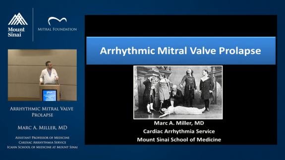 Screen capture of the video Arrhythmic Mitral Valve Prolapse