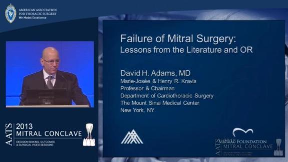 Screen capture of the video David H. Adams: Lessons from the Operating Room