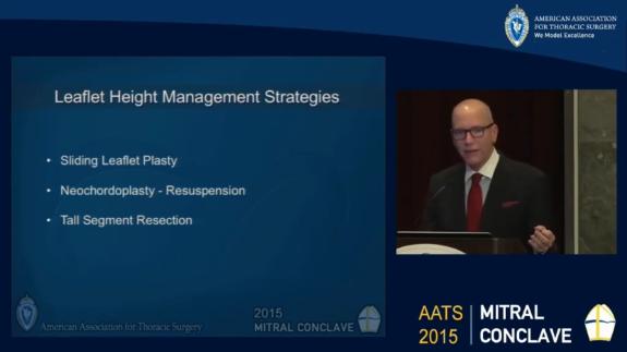 Screen capture of the video David H. Adams: Leaflet Height Management Strategies