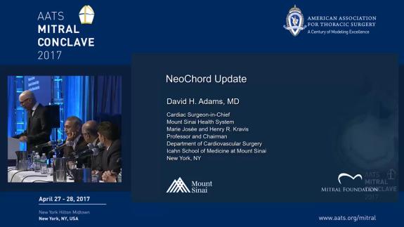 Screen capture of the video David H. Adams: NeoChord Update