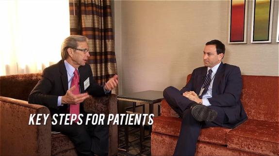 Screen capture of the video Adam Pick: Key Steps for Patients